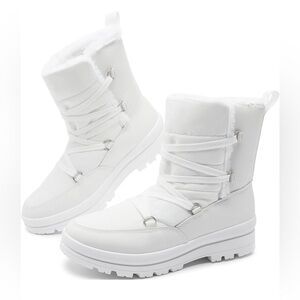 Women's Winter Snow Boots Waterproof Lined Warm Mid Calf Boots